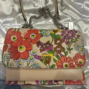 Coach Klare Crossbody Bag With Floral Print EUC